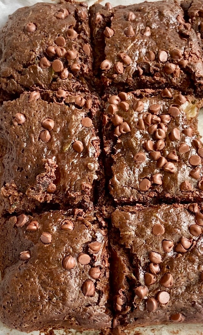 Cakey Zucchini Brownies
