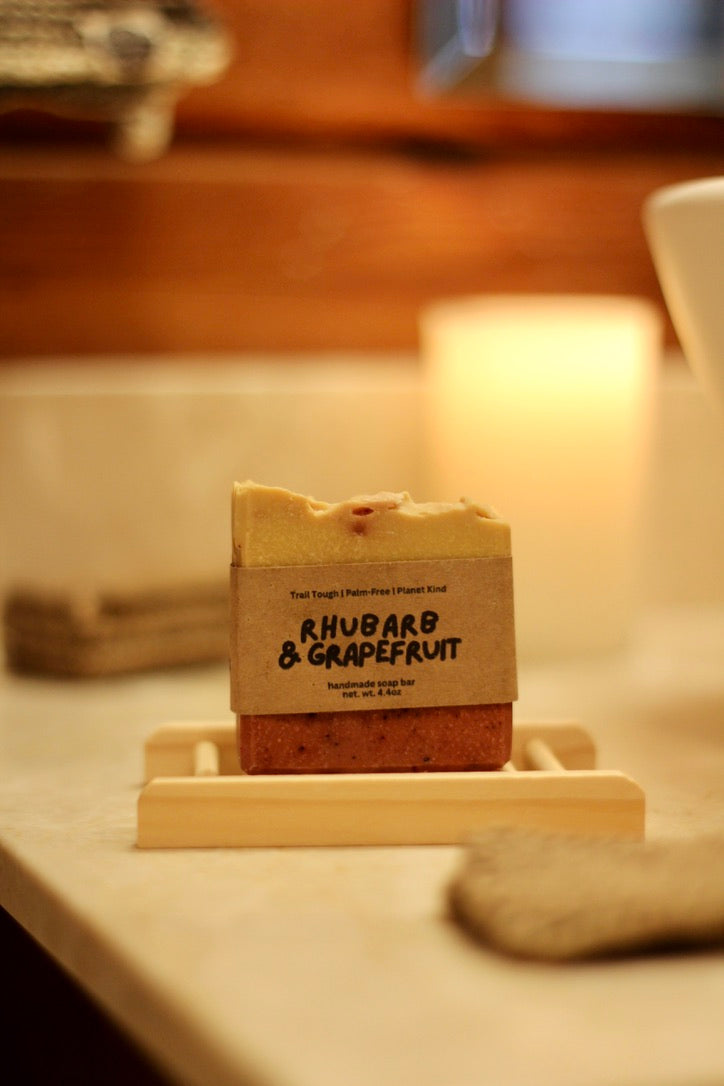 Rhubarb & Grapefruit Bar Soap