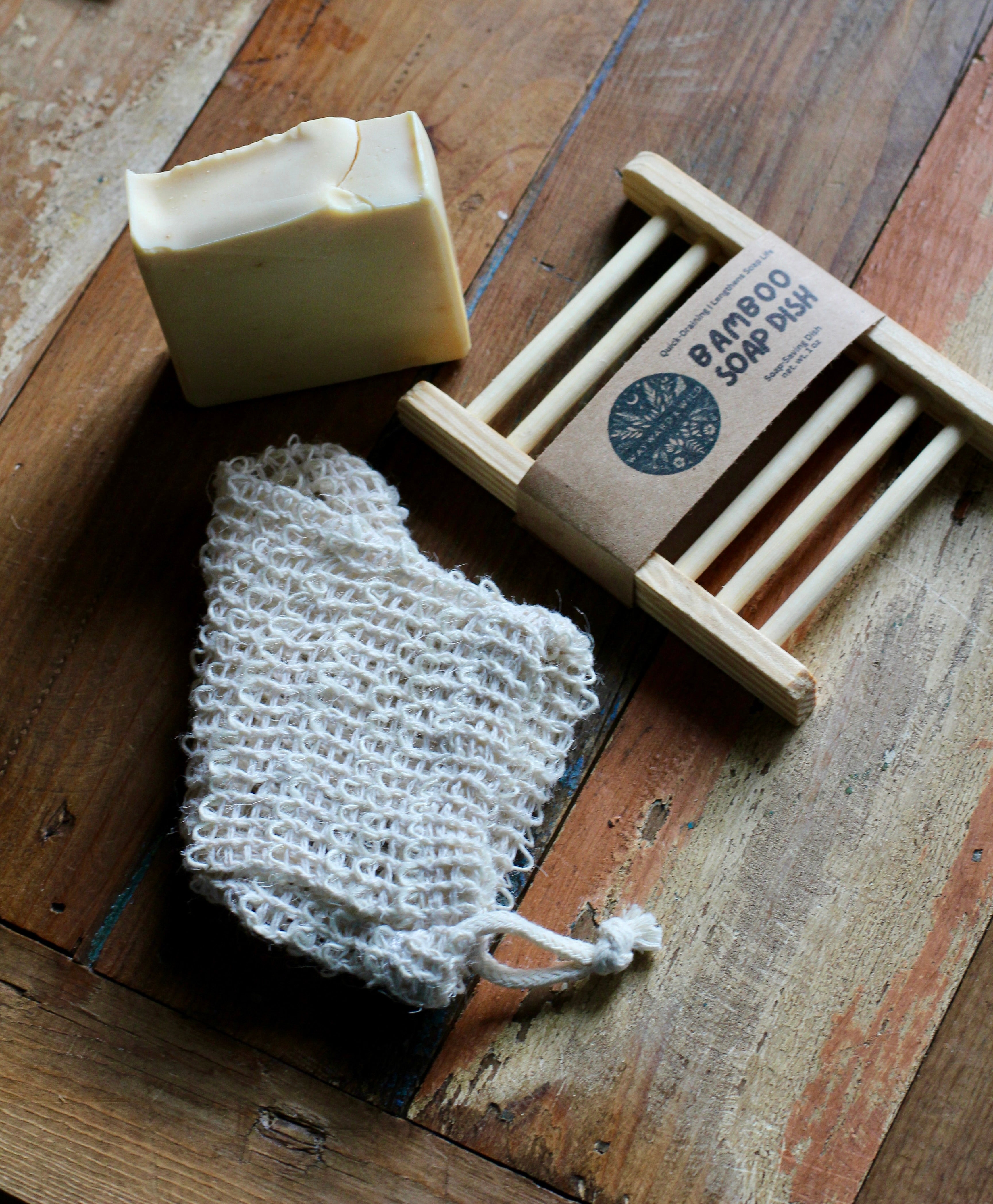 Bamboo Soap Saver Dish