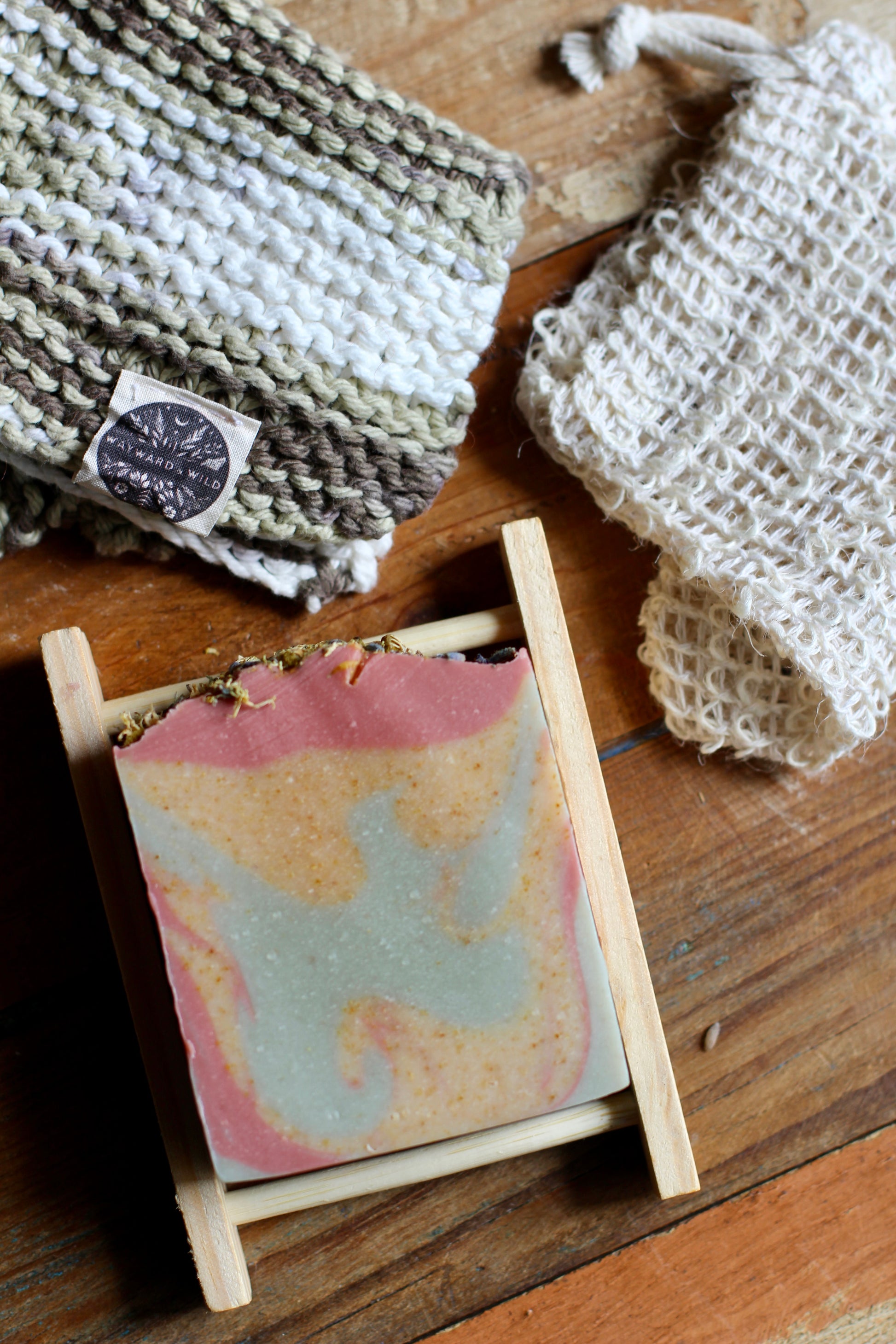 Hand-Knit Wash Cloth