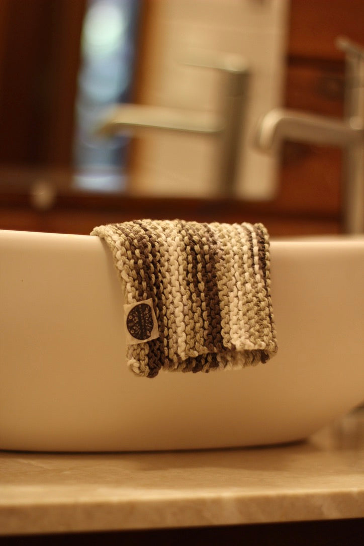 Hand-Knit Wash Cloth