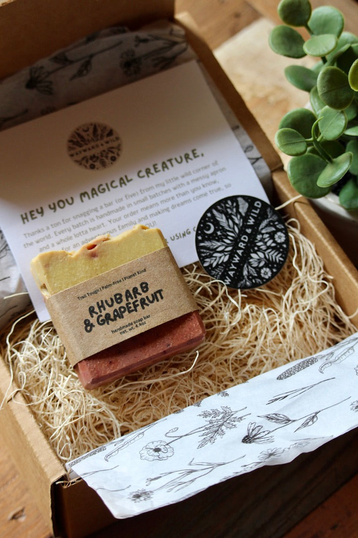 Rhubarb & Grapefruit Bar Soap