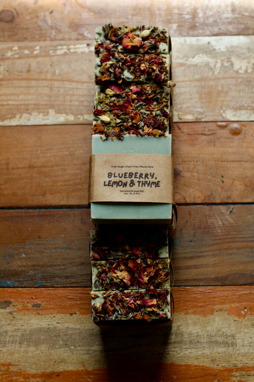 Blueberry, Lemon & Thyme Natural Soap Bar