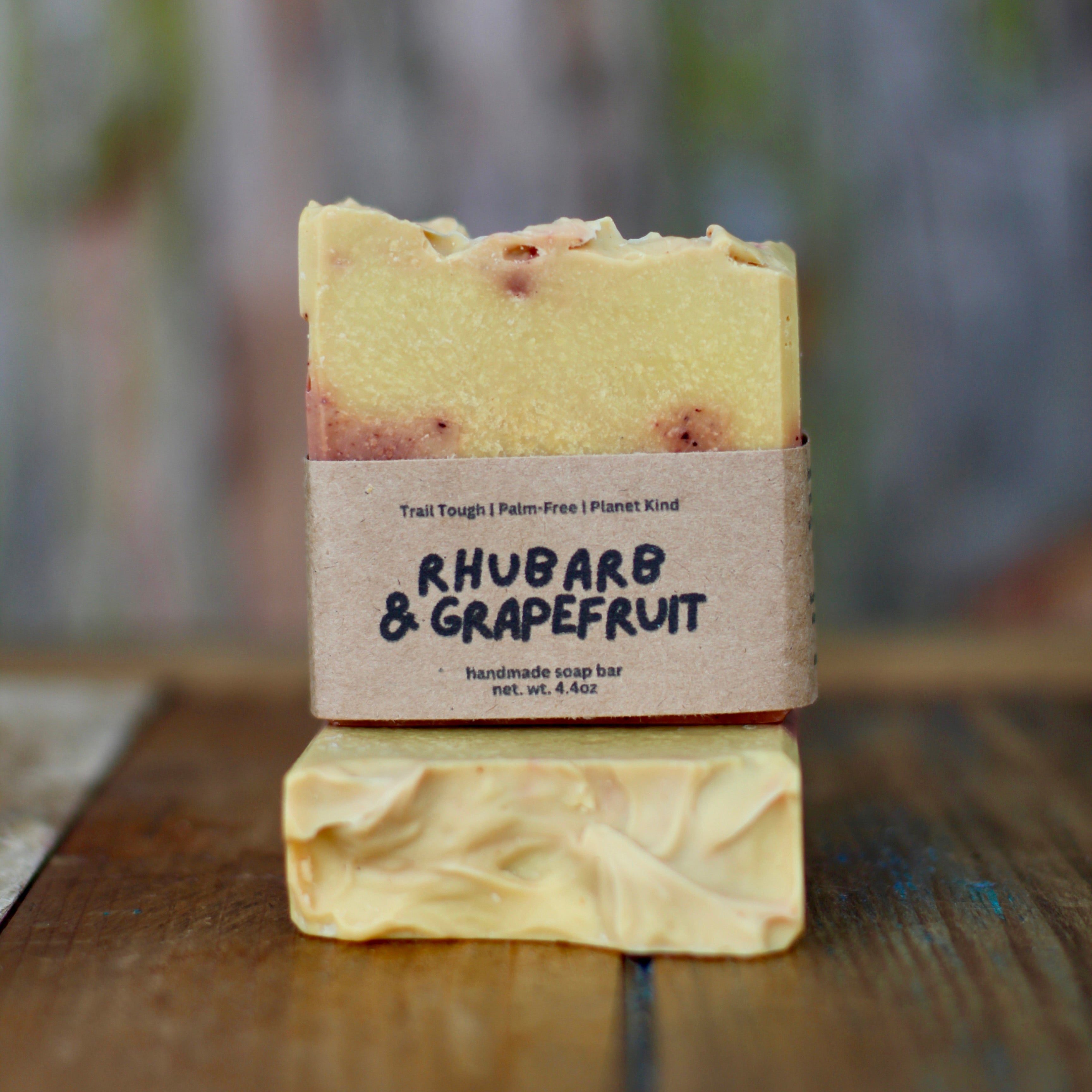 Rhubarb and Grapefruit Soap Bar