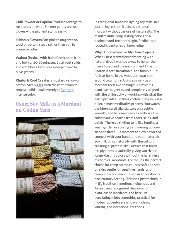 Wild Dyes: A Guide to Dyeing with Plants