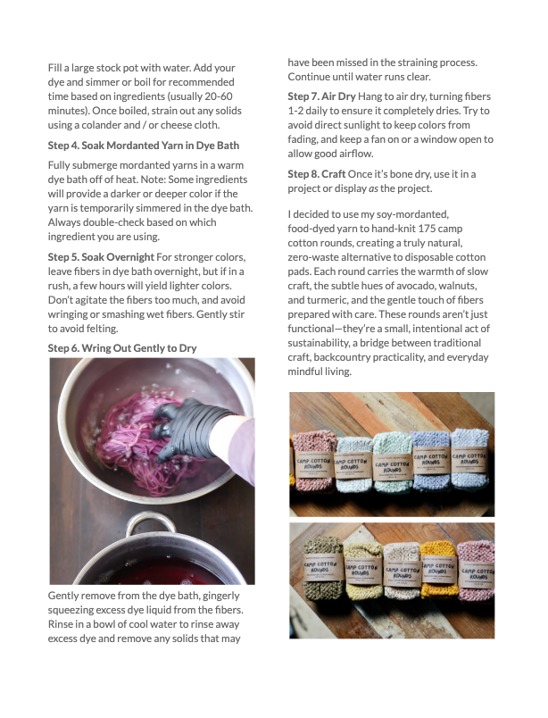 Wild Dyes: A Guide to Dyeing with Plants