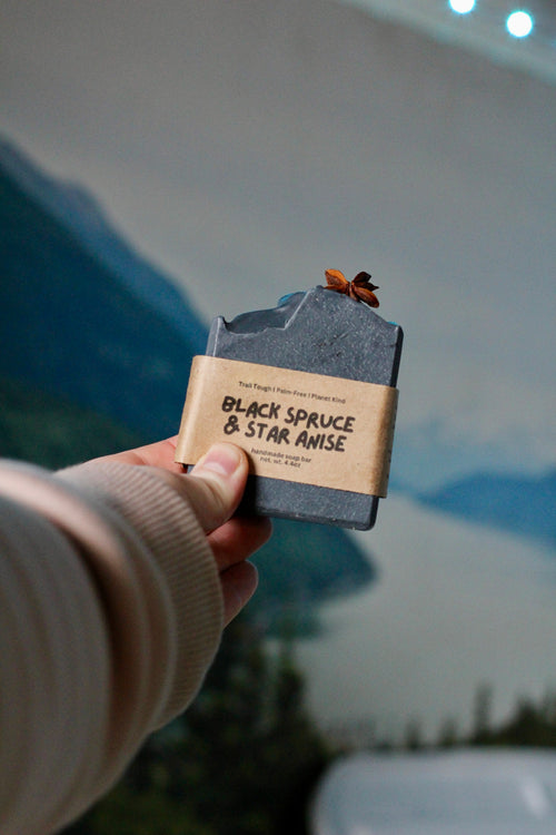 Black Spruce & Star Anise Natural Soap Bar