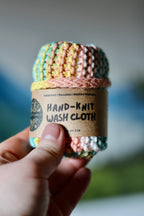 Hand-Knit Washcloth