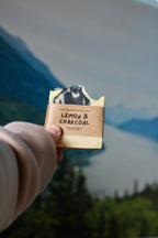 Lemon & Charcoal Natural Soap Bar