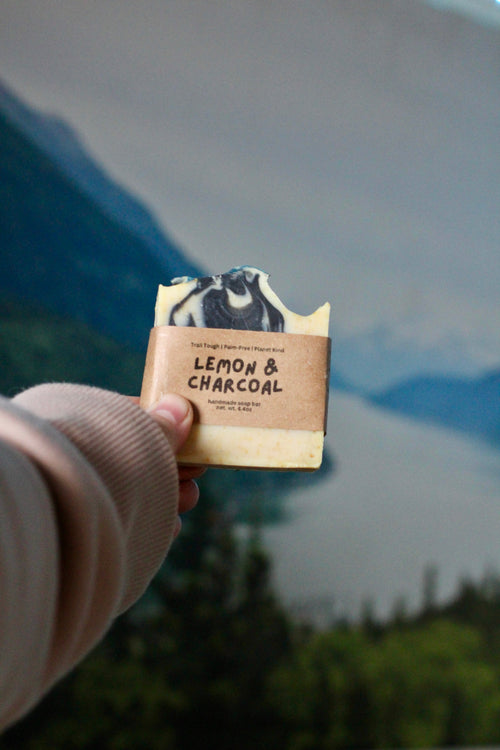 Lemon & Charcoal Natural Soap Bar