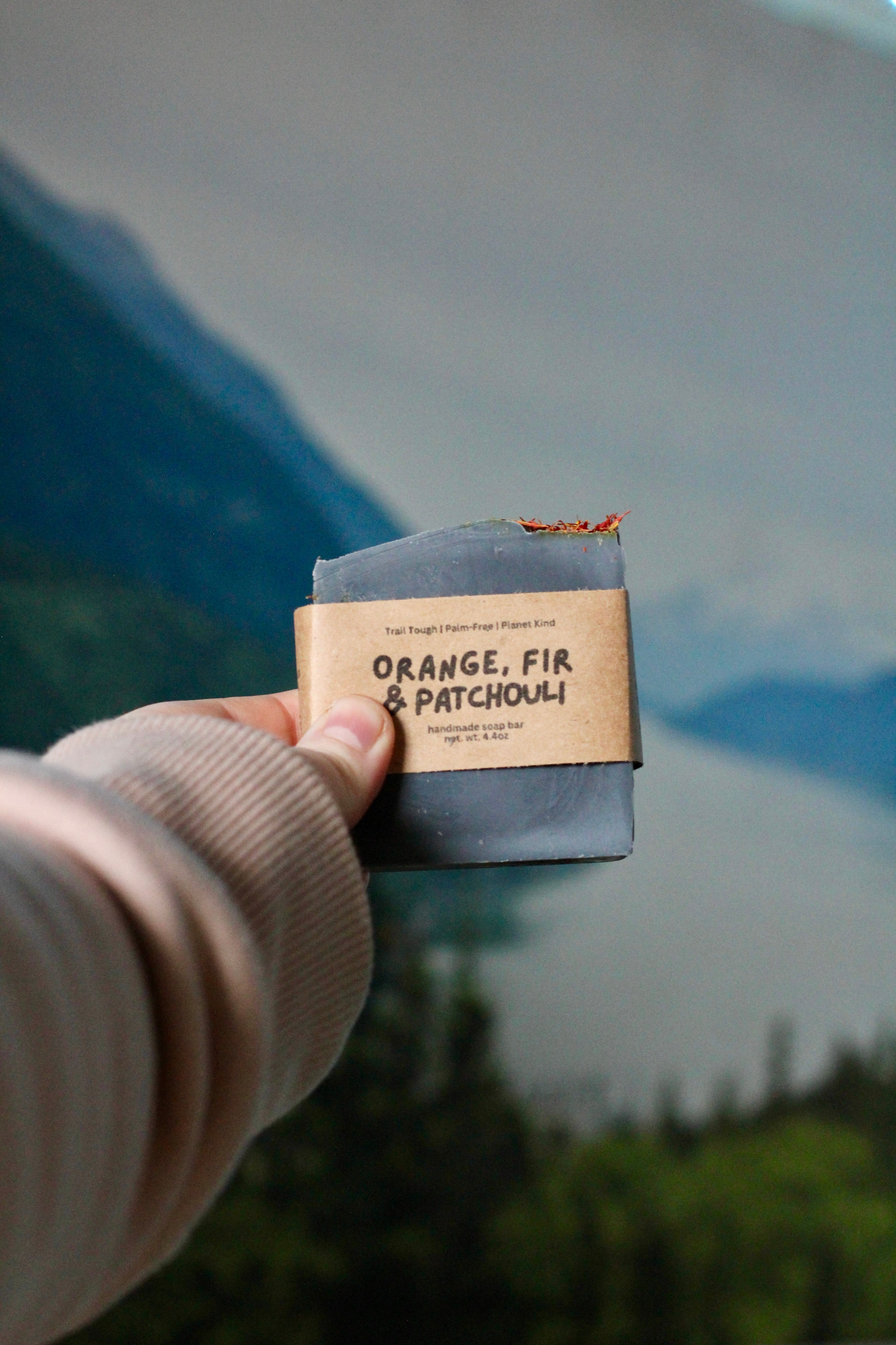 Orange, Fir & Patchouli Natural Soap Bar