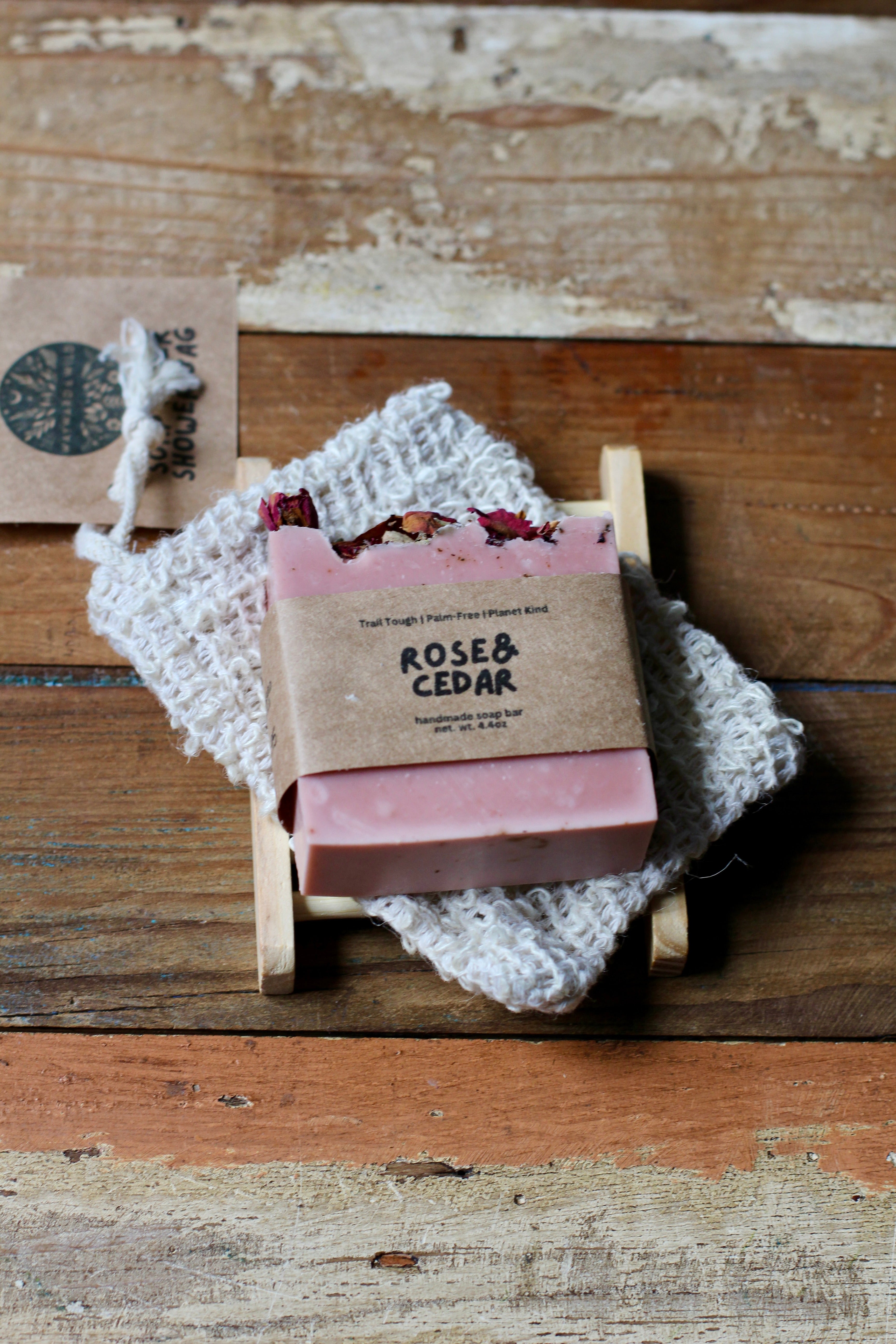 Rose & Cedar Natural Soap Bar