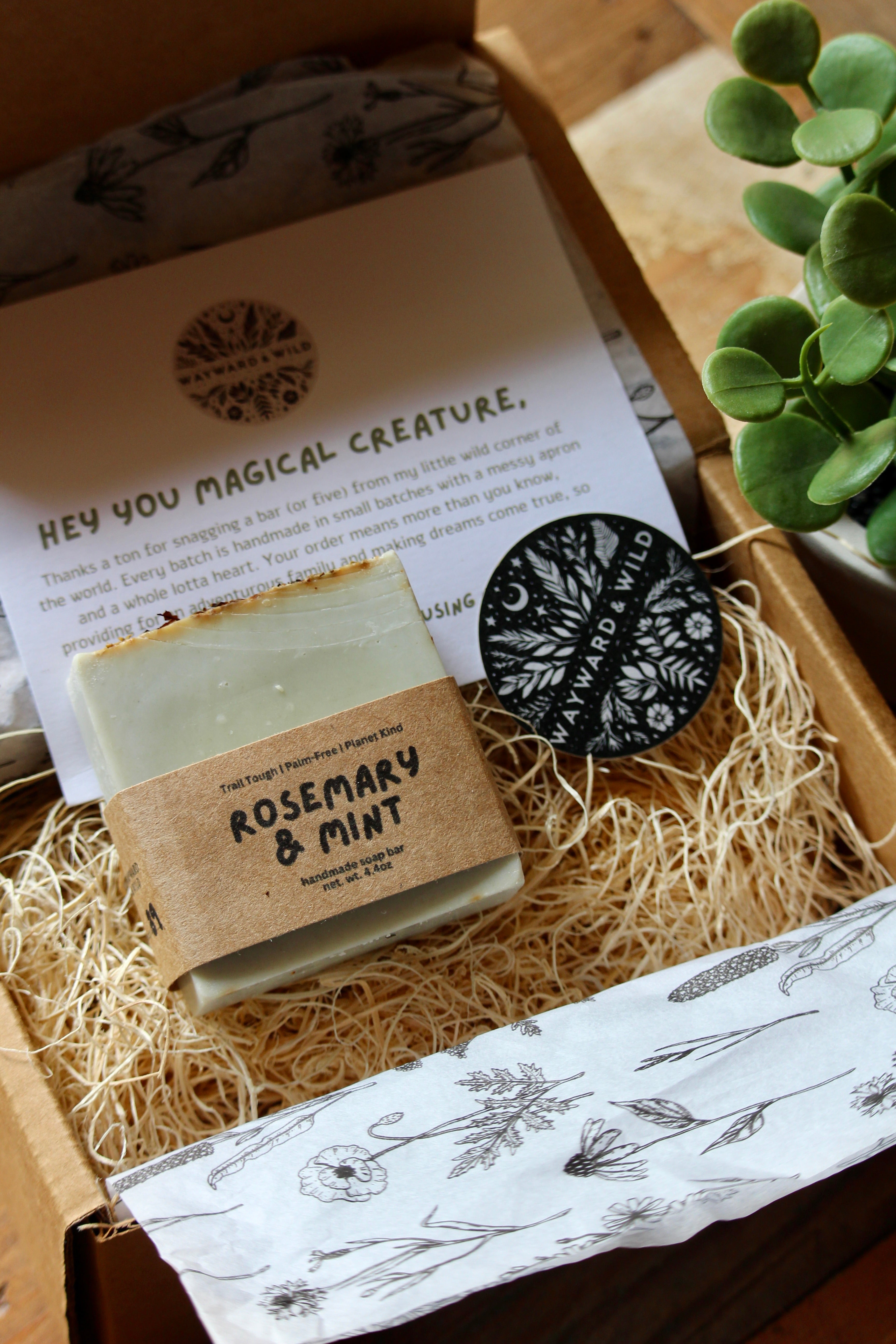 Rosemary & Mint Natural Soap Bar