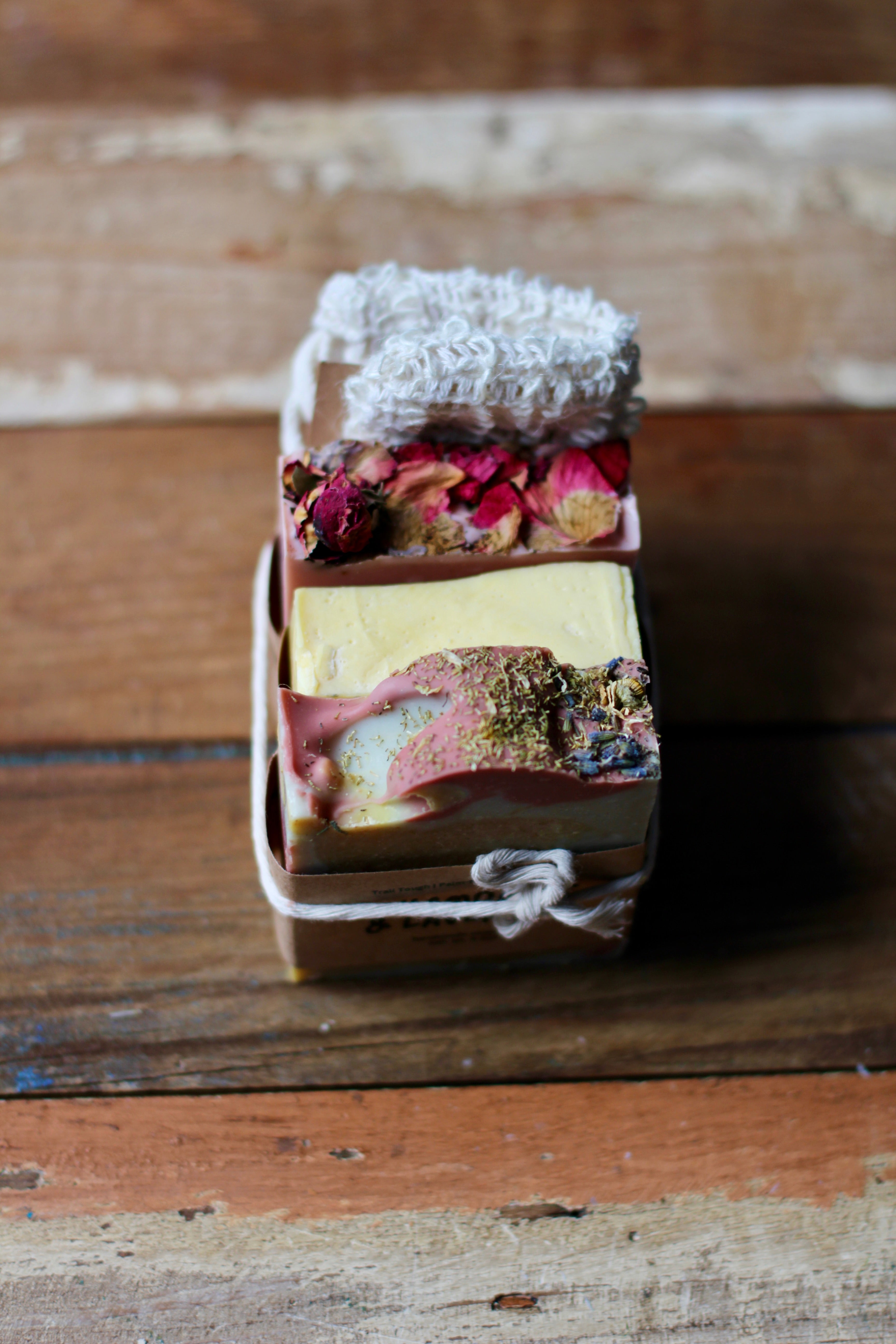 The Wild Flower Trio + Scrub Bag