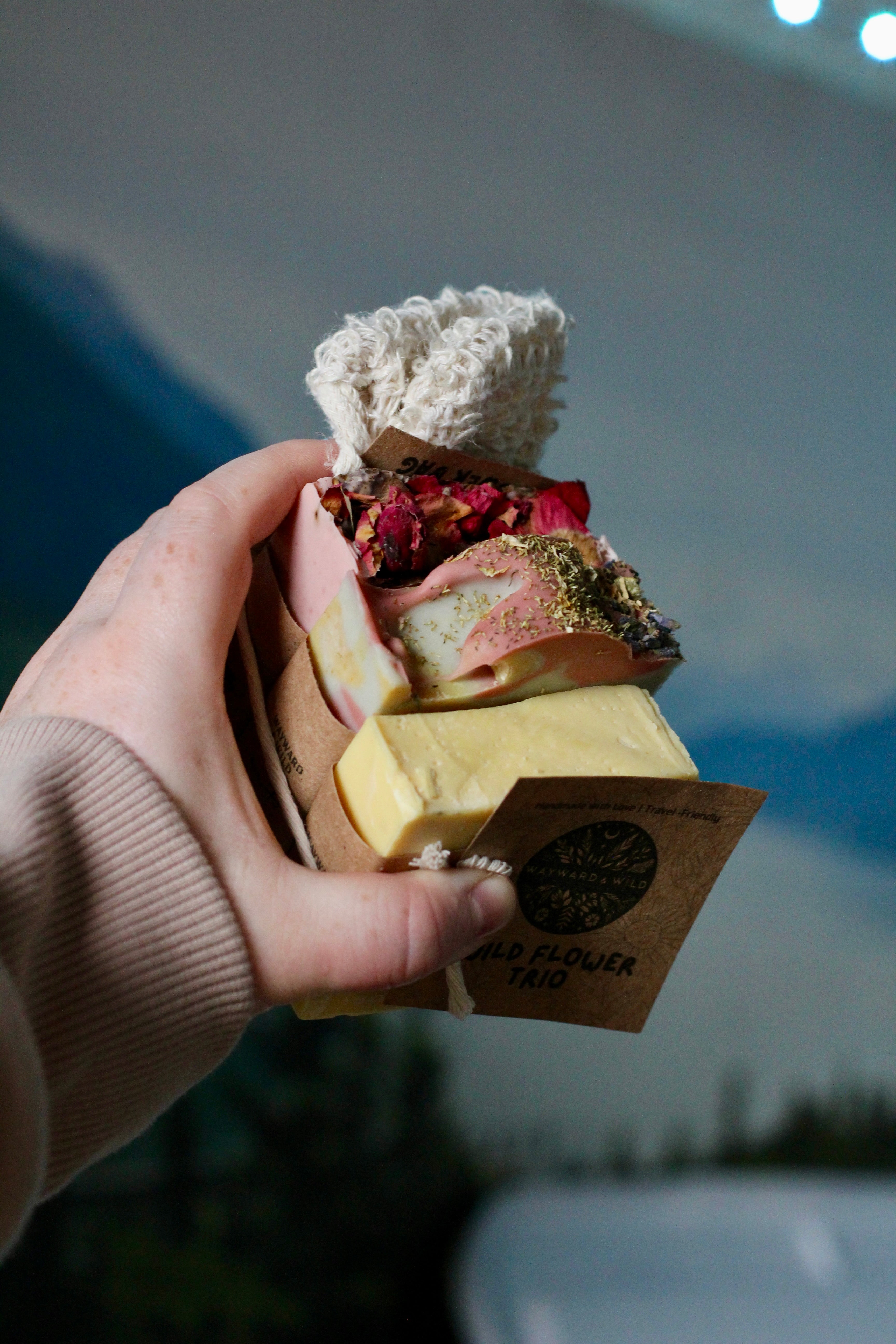 The Wild Flower Trio + Scrub Bag